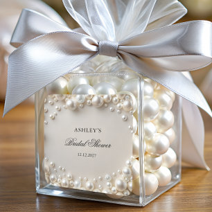 Adesivo Quadrado Chá de panela de Pérolas