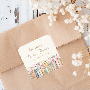 Adesivo Quadrado Chá de panela do Tema do Livro