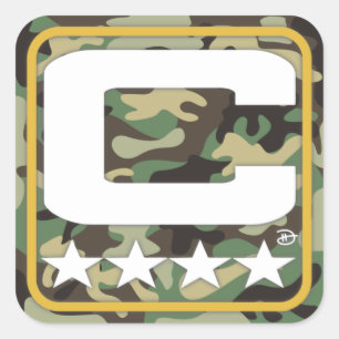 Adesivo Quadrado Champion Patch - Vinheta do USA Edition