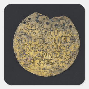 Adesivo Quadrado Chapa com a frase