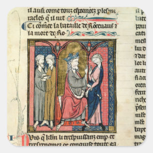 Adesivo Quadrado Charlemagne que envia Ganelon