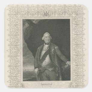 Adesivo Quadrado Charles Cornwallis