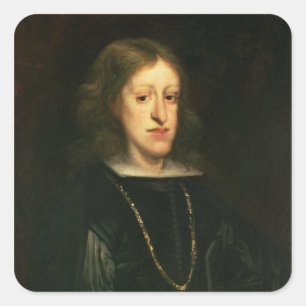 Adesivo Quadrado Charles II da espanha