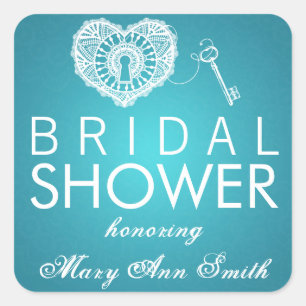 Adesivo Quadrado Chave Elegante Do Chá de panela Para Minha Turques