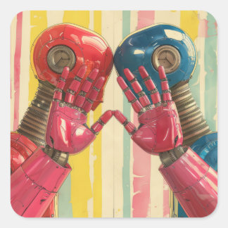 Adesivo Quadrado Chaveiro