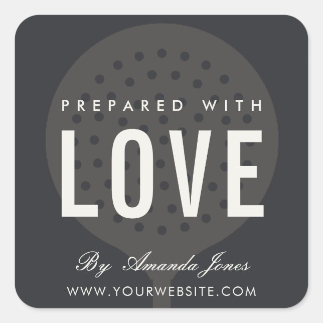 ADESIVO QUADRADO CHEF NEGRO DE ESQUIMIDOR PRETO DE CINZAS MÍNIMAS P (Frente)