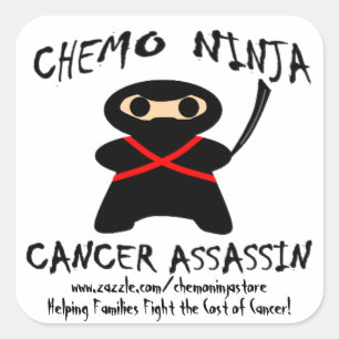 Adesivo Quadrado Chemo Ninja Stickers!