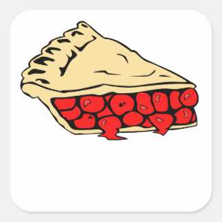 Adesivo Quadrado Cherry Pie
