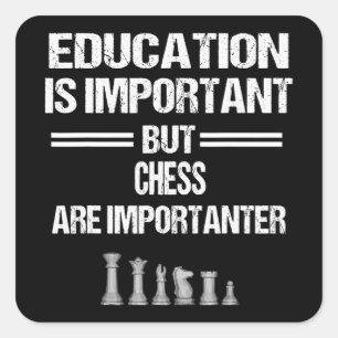 Adesivo Quadrado Chess Piece Education Humor Sarcastic Funny Cristo