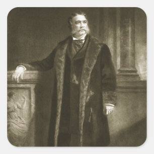 Adesivo Quadrado Chester A. Arthur, 2ø presidente da rua unida