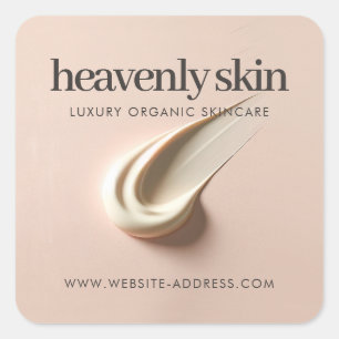Adesivo Quadrado Chic Beauty Skin Care Spa Boutique Pink
