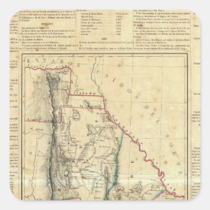 Adesivo Quadrado Chihuahua, México