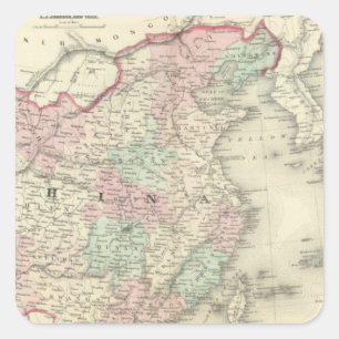 Adesivo Quadrado China e Japão 2