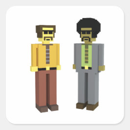 Adesivo Quadrado Choco e HT Bunz