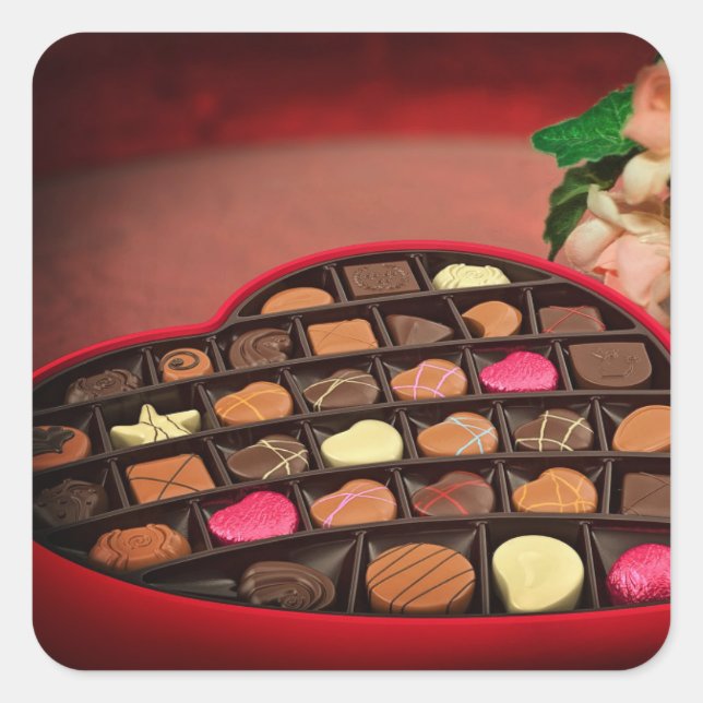 Adesivo Quadrado Chocolate  (Frente)