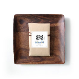 Adesivo Quadrado Chugga Chugga Dois | Aniversário | Vinheta de Favo