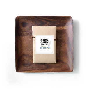 Adesivo Quadrado Chugga Chugga Dois   Aniversário   Vinheta de Favo