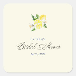 Adesivo Quadrado Chuva de noiva italiana ao estilo mediterrâneo com