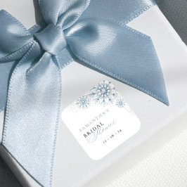 Adesivo Quadrado Chuva de Noiva Snow in Love