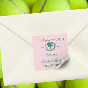 Adesivo Quadrado Chuva de Presentes da Noiva do The Perfect Match P