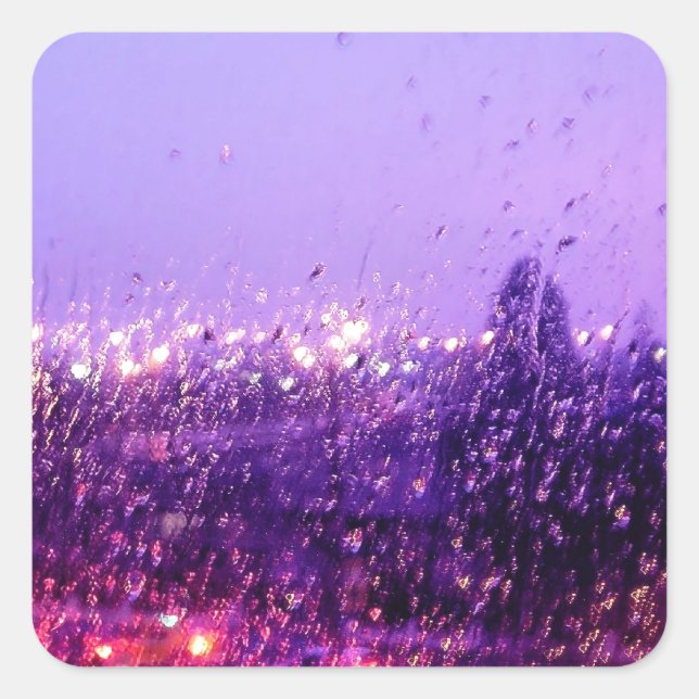 Adesivo Quadrado Chuva para baixo em mim (Frente)