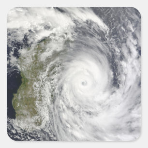 Adesivo Quadrado Ciclone tropical Gael fora de Madagascar 2