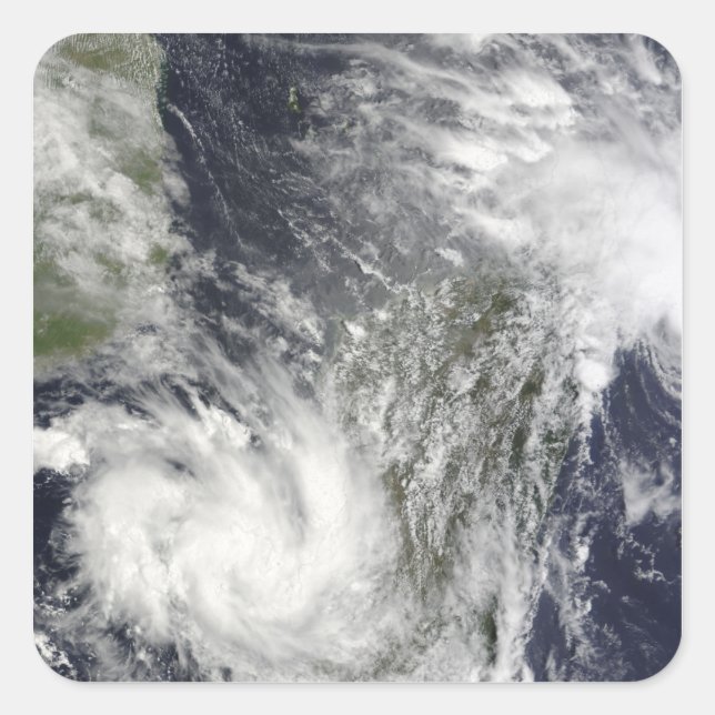 Adesivo Quadrado Ciclones tropicais Eric e Fanele (Frente)