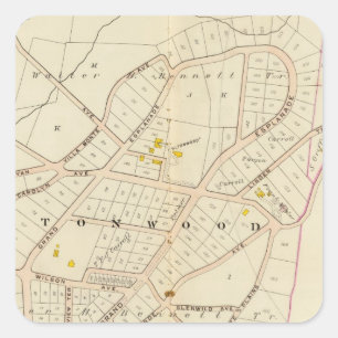 Adesivo Quadrado Cidade de Mamaroneck, New York