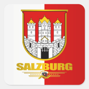 Adesivo Quadrado Cidade de Salzburg