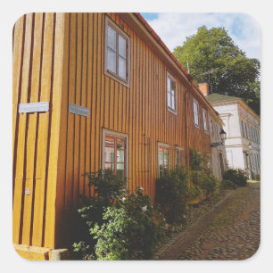 Adesivo Quadrado Cidade de Wooden de Nora