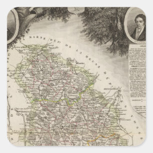 Adesivo Quadrado Cidades