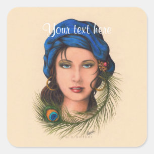 Adesivo Quadrado Cigano