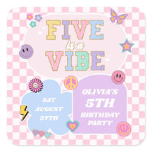 Cinco É Uma Festa de aniversário De 5 De Pré-Disqu