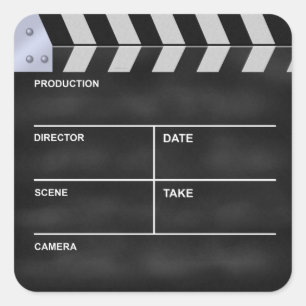 Adesivo Quadrado Cinema de Clapperboard "é minha vida "