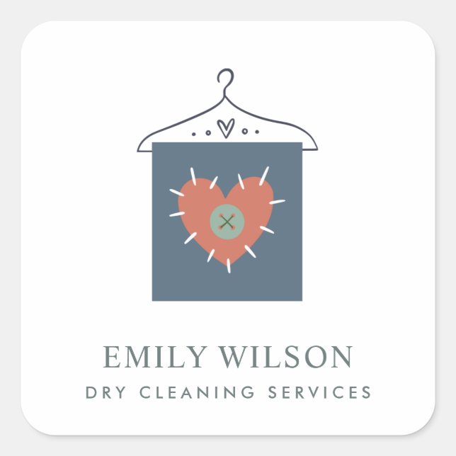 Adesivo Quadrado Cinza AQUA LARANJA ROUPAS VERMELHAS COM ROUPAS SEC (Frente)