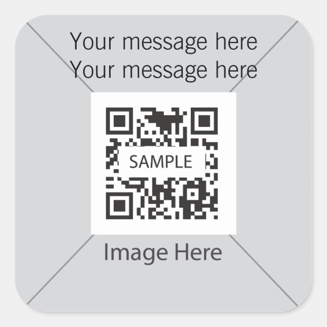 Adesivo Quadrado Cinza de Modelo adesiva 1 (Frente)