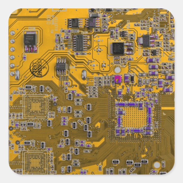 Adesivo Quadrado Circuito Impresso Conjunto PCB Circuito Conselho L (Frente)