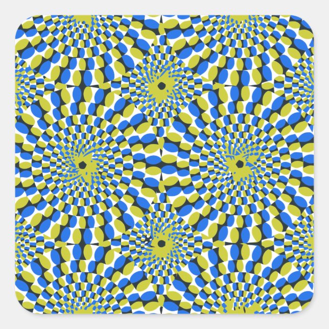 Adesivo Quadrado Círculo de alusão (Frente)