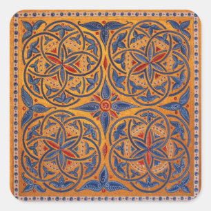 Adesivo Quadrado Círculos medievais