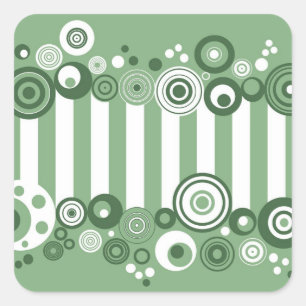 Adesivo Quadrado Círculos retrorreflectores