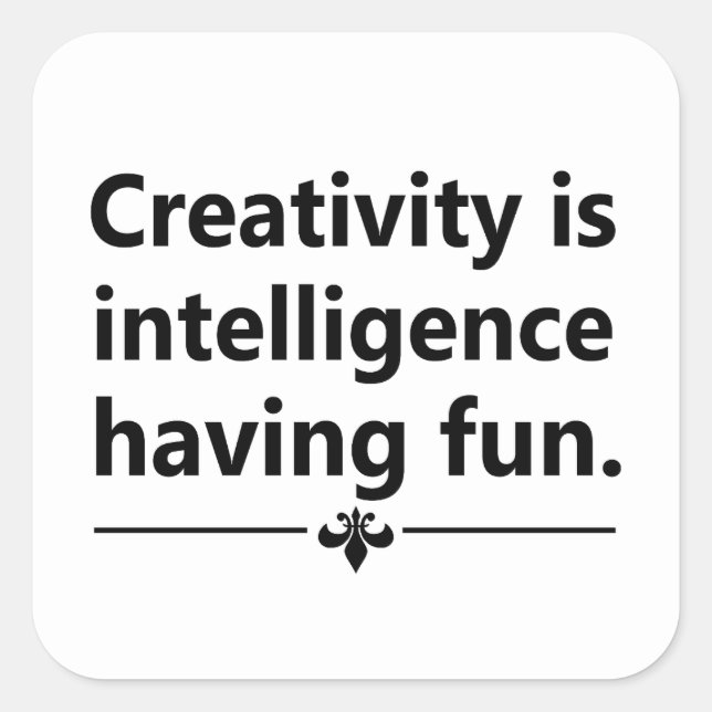 Adesivo Quadrado Citação da vida motivacional (Frente)