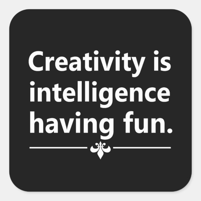 Adesivo Quadrado Citação da vida motivacional (Frente)