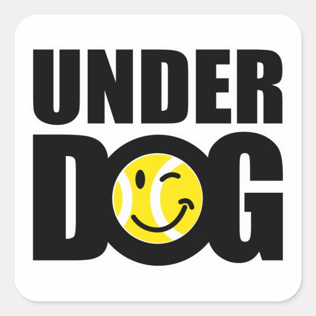 Adesivo Quadrado citação tênis (Frente)