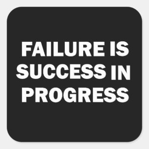 Adesivo Quadrado citações motivacionais para o sucesso