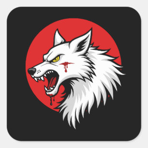 Adesivo Quadrado clã Clã Wolf Dragoons
