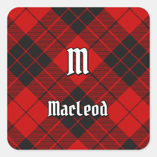 Adesivo Quadrado Clã Macleod de Raasay Tartan