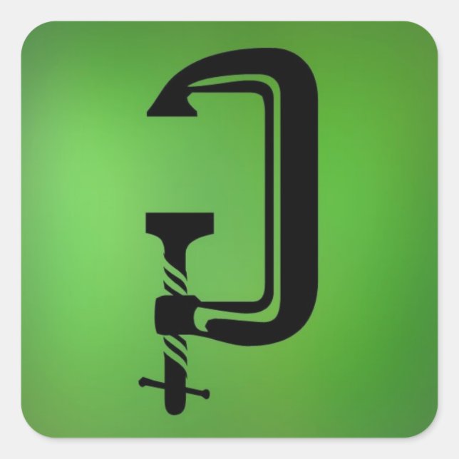 Adesivo Quadrado Clamp AH2010 (Frente)