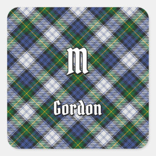 Adesivo Quadrado Clan Gordon Dress Tartan Square Sticker