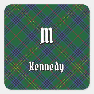 Adesivo Quadrado Clan Kennedy Tartan
