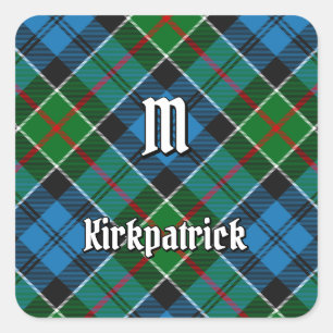 Adesivo Quadrado Clan Kirkpatrick Tartan